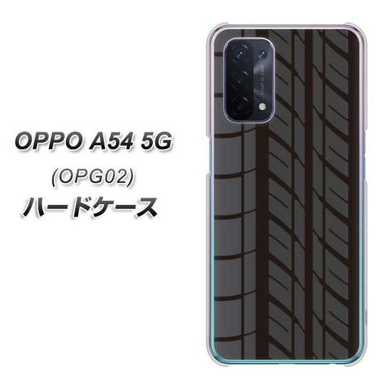 au オッポ A54 5G OPG02 高画質仕上げ 背面印刷 ハードケース【IB931 タイヤ】
