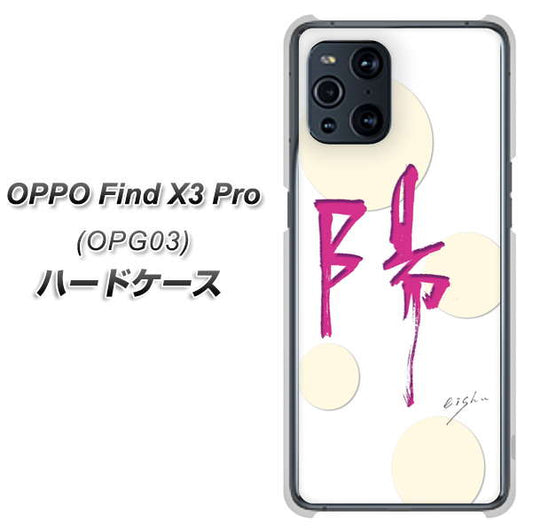 au オッポ Find X3 Pro OPG03 高画質仕上げ 背面印刷 ハードケース【OE833 陽】