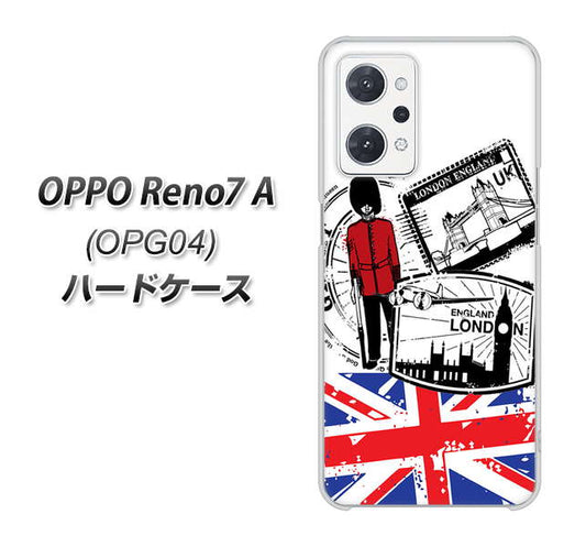 OPPO Reno7 A OPG04 au 高画質仕上げ 背面印刷 ハードケース【574 ＬＯＮＤＯＮ】