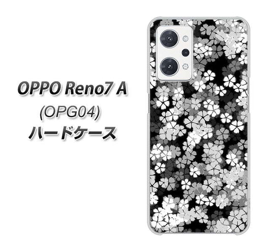 OPPO Reno7 A OPG04 au 高画質仕上げ 背面印刷 ハードケース【1332 夜桜】