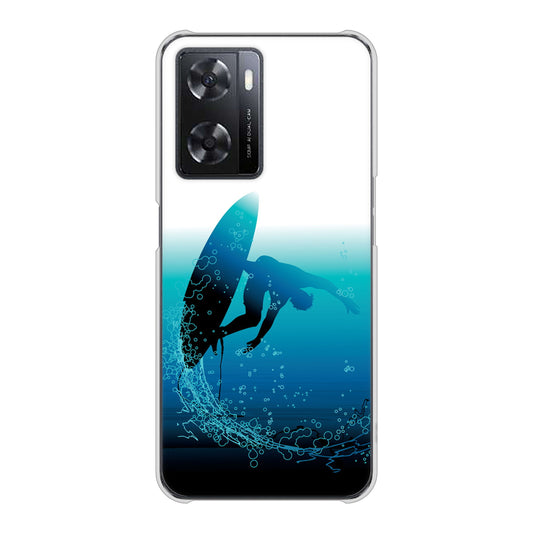 OPPO A77 416 カットバック ハードケース 背面印刷