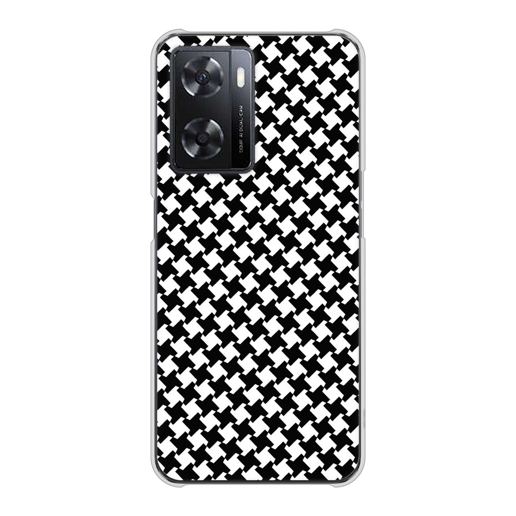 OPPO A77 高画質仕上げ 背面印刷 ハードケース【514 和柄&筆文字 風車】