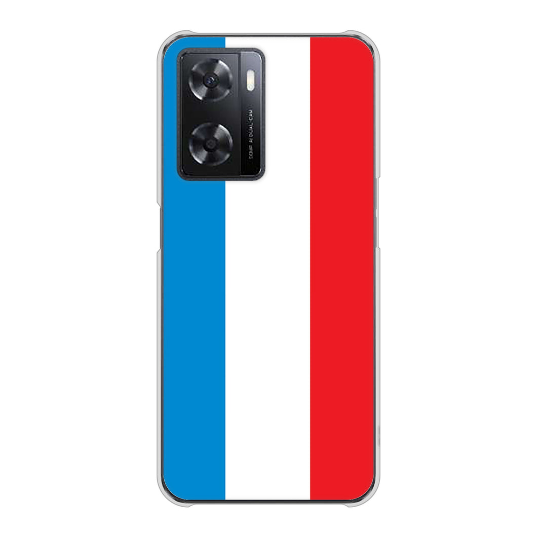 OPPO A77 高画質仕上げ 背面印刷 ハードケース【673 フランス】