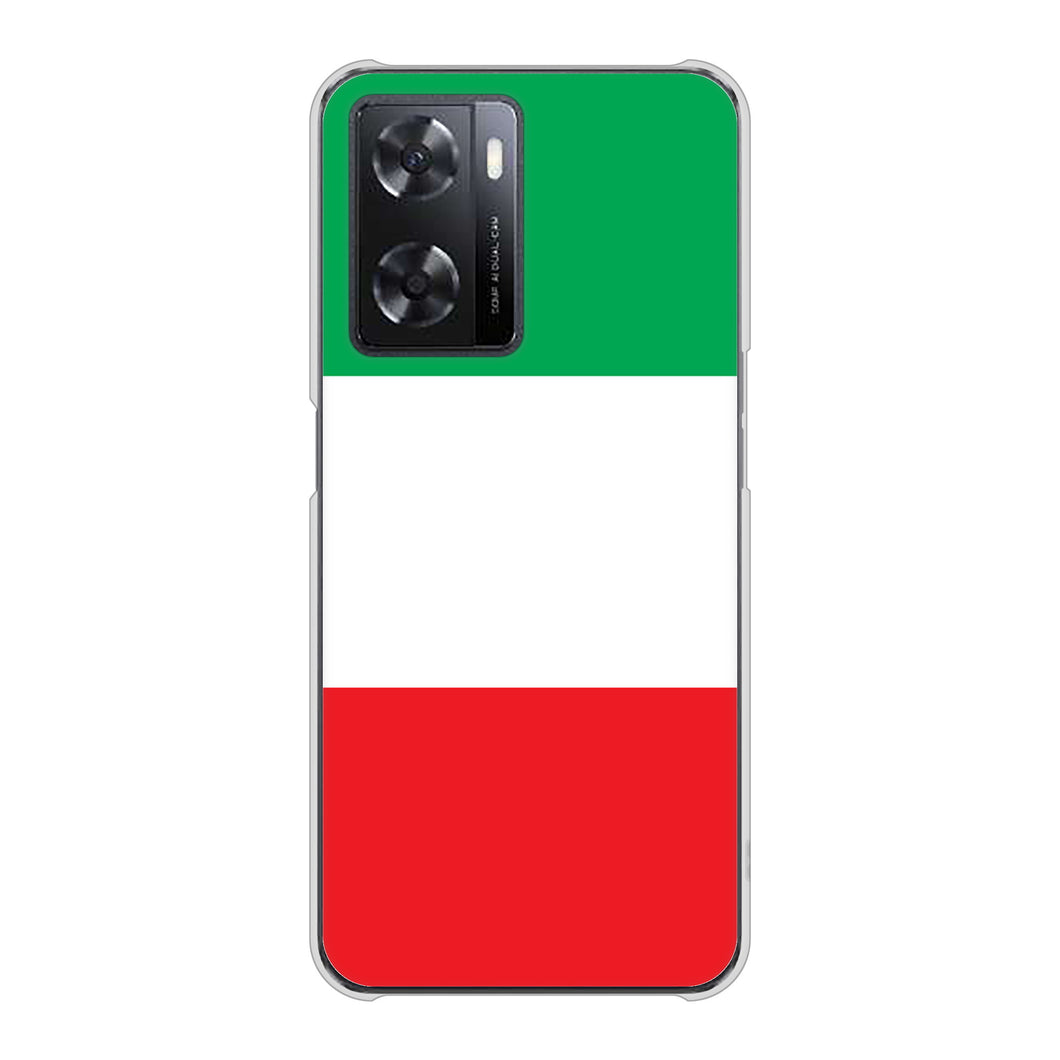 OPPO A77 高画質仕上げ 背面印刷 ハードケース【676 イタリア】