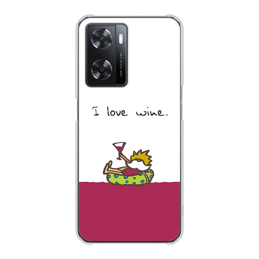 OPPO A77 IA811 ワインの神様 ハードケース 背面印刷