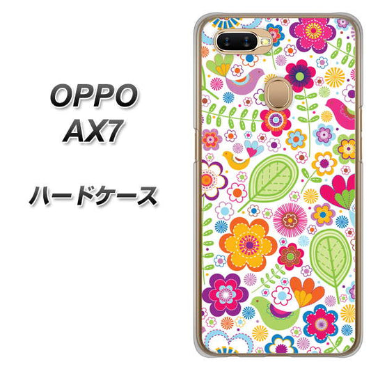 OPPO（オッポ） AX7 高画質仕上げ 背面印刷 ハードケース【477 幸せな絵】