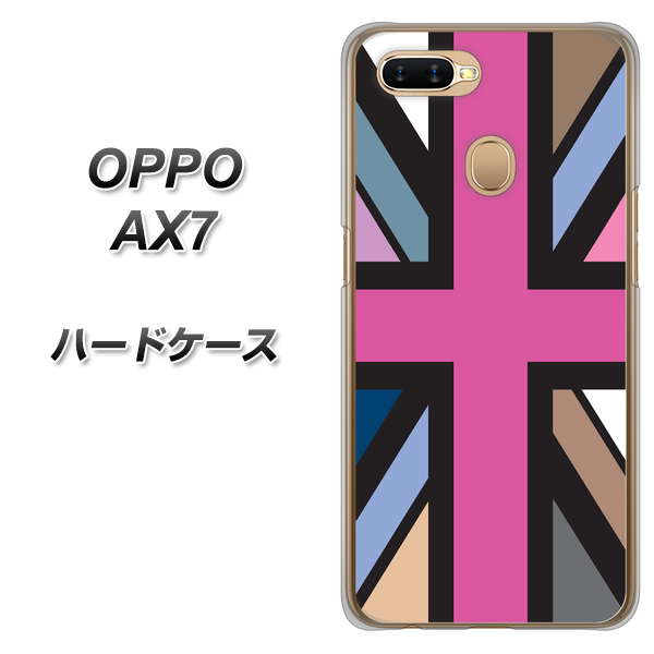 OPPO(オッポ) AX7 高画質仕上げ 背面印刷 ハードケース【507 ユニオンジャック デスカラー】