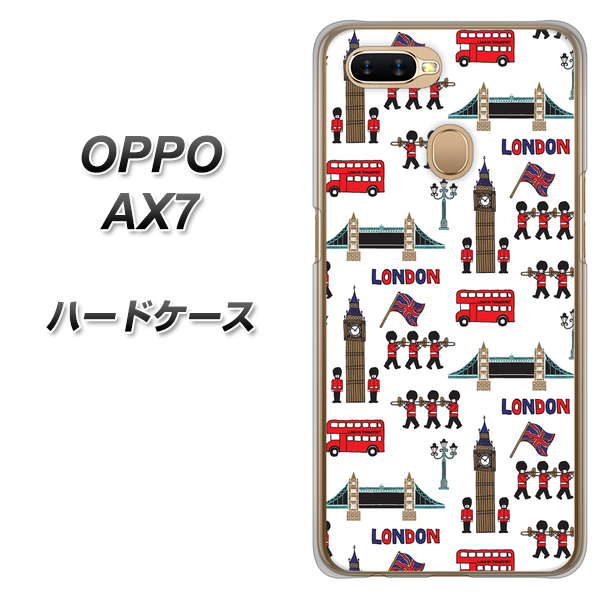 OPPO(オッポ) AX7 高画質仕上げ 背面印刷 ハードケース【EK811 ロンドンの街】