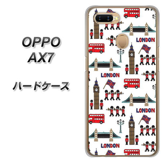 OPPO(オッポ) AX7 高画質仕上げ 背面印刷 ハードケース【EK811 ロンドンの街】