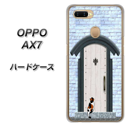 OPPO（オッポ） AX7 高画質仕上げ 背面印刷 ハードケース【YA951 石ドア01】