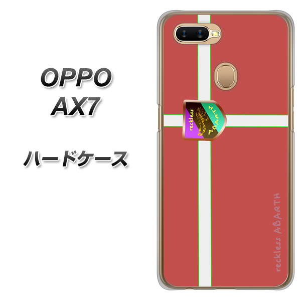 OPPO(オッポ) AX7 高画質仕上げ 背面印刷 ハードケース【YC934 アバルト05】