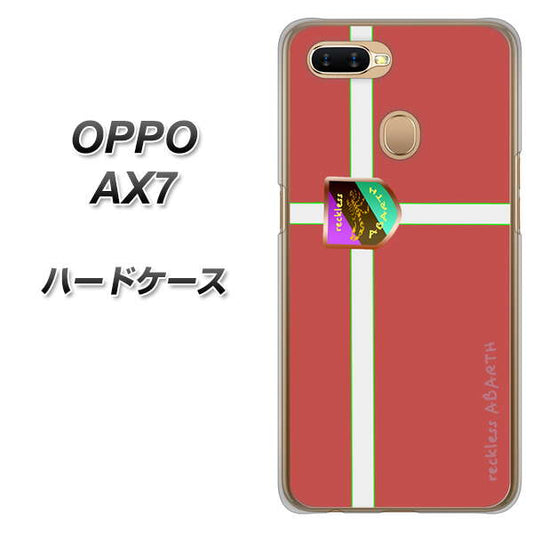 OPPO（オッポ） AX7 高画質仕上げ 背面印刷 ハードケース【YC934 アバルト05】