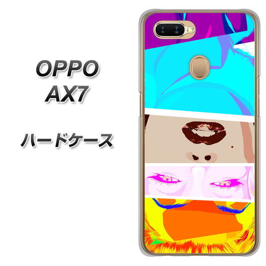 OPPO（オッポ） AX7 高画質仕上げ 背面印刷 ハードケース【YJ211 マリリンモンローデザイン（D）】