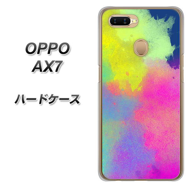 OPPO(オッポ) AX7 高画質仕上げ 背面印刷 ハードケース【YJ294 デザイン色彩】