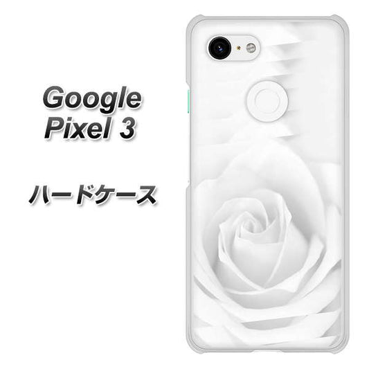 Google Pixel 3 高画質仕上げ 背面印刷 ハードケース【402 ホワイトＲｏｓｅ】