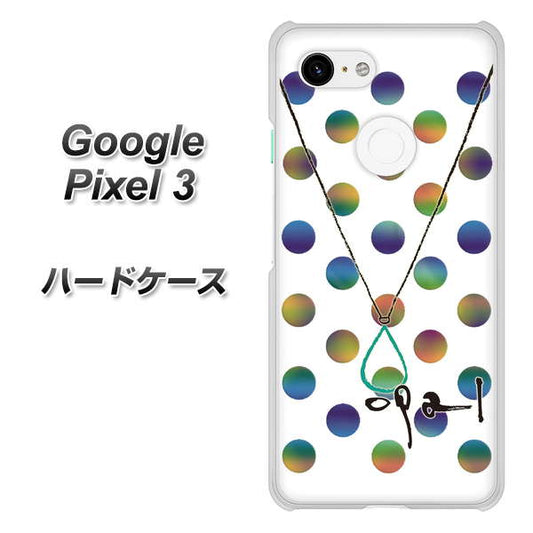 Google Pixel 3 高画質仕上げ 背面印刷 ハードケース【OE819 10月オパール】