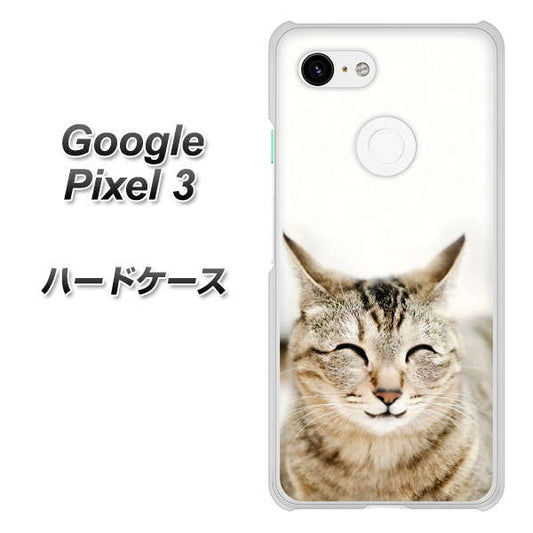 Google Pixel 3 高画質仕上げ 背面印刷 ハードケース【VA801 笑福ねこ】