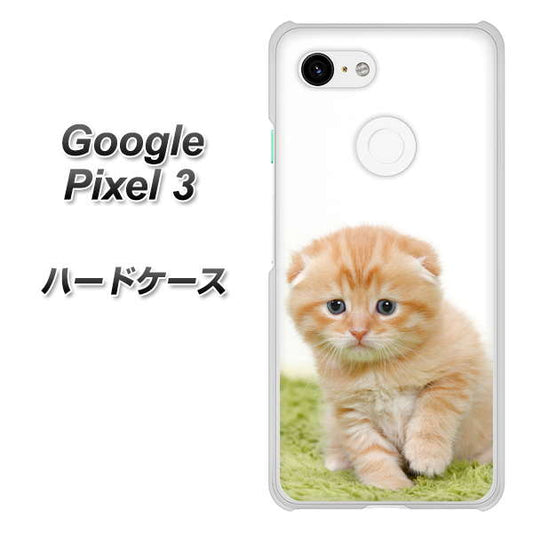Google Pixel 3 高画質仕上げ 背面印刷 ハードケース【VA802 ネコこっそり】