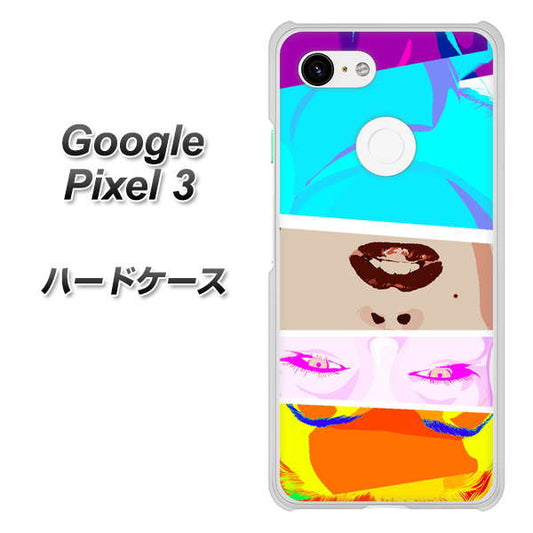 Google Pixel 3 高画質仕上げ 背面印刷 ハードケース【YJ211 マリリンモンローデザイン（D）】