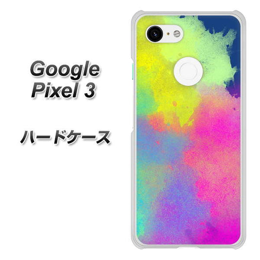 Google Pixel 3 高画質仕上げ 背面印刷 ハードケース【YJ294 デザイン色彩】