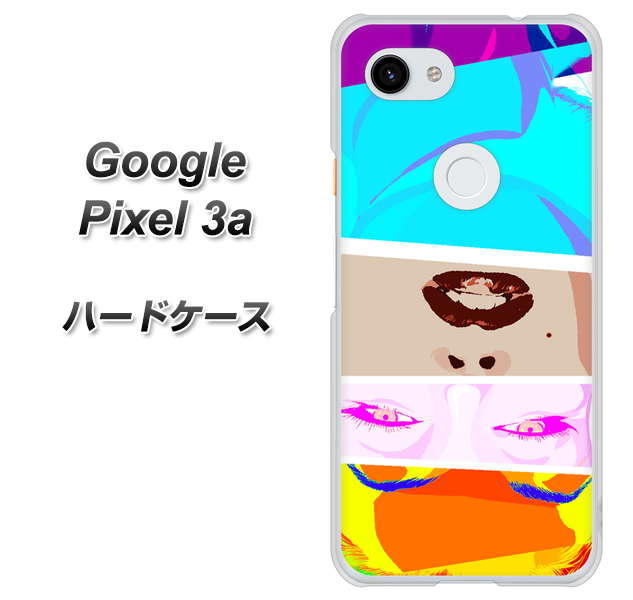 Google Pixel 3a 高画質仕上げ 背面印刷 ハードケース【YJ211 マリリンモンローデザイン(D)】
