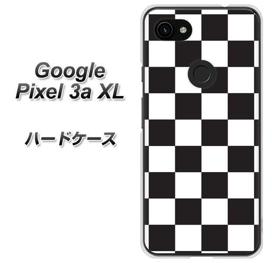 Google Pixel 3a XL 高画質仕上げ 背面印刷 ハードケース【151 フラッグチェック】