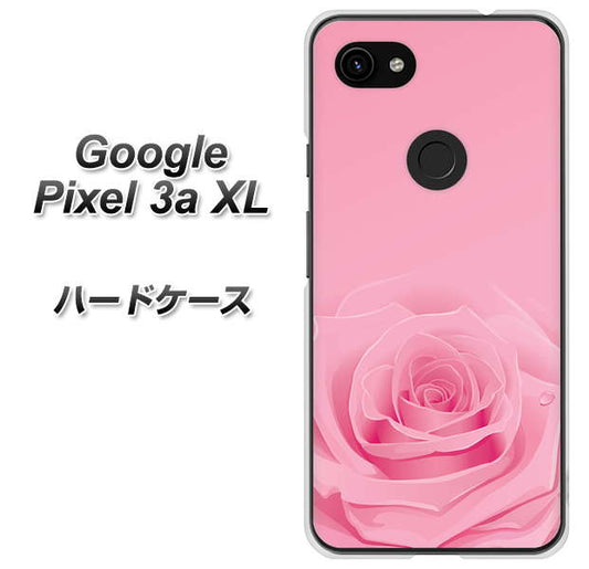 Google Pixel 3a XL 高画質仕上げ 背面印刷 ハードケース【401 ピンクのバラ】