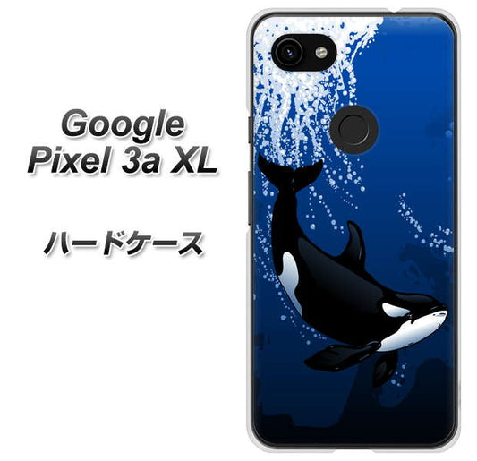 Google Pixel 3a XL 高画質仕上げ 背面印刷 ハードケース【423 シャチ】