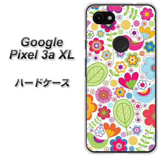 Google Pixel 3a XL 高画質仕上げ 背面印刷 ハードケース【477 幸せな絵】