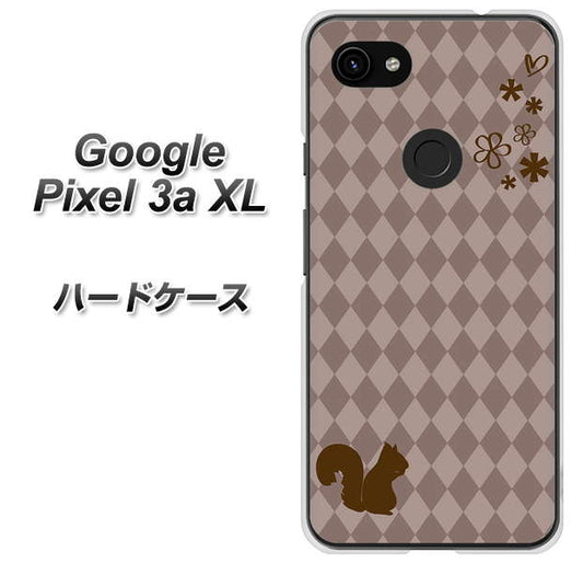 Google Pixel 3a XL 高画質仕上げ 背面印刷 ハードケース【515 リス】