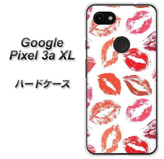 Google Pixel 3a XL 高画質仕上げ 背面印刷 ハードケース【734 キスkissキス】