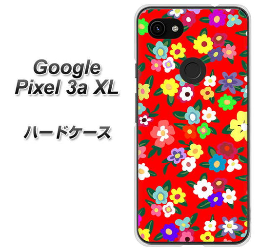 Google Pixel 3a XL 高画質仕上げ 背面印刷 ハードケース【780 リバティプリントRD】