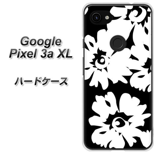Google Pixel 3a XL 高画質仕上げ 背面印刷 ハードケース【1215 モダンフラワー】