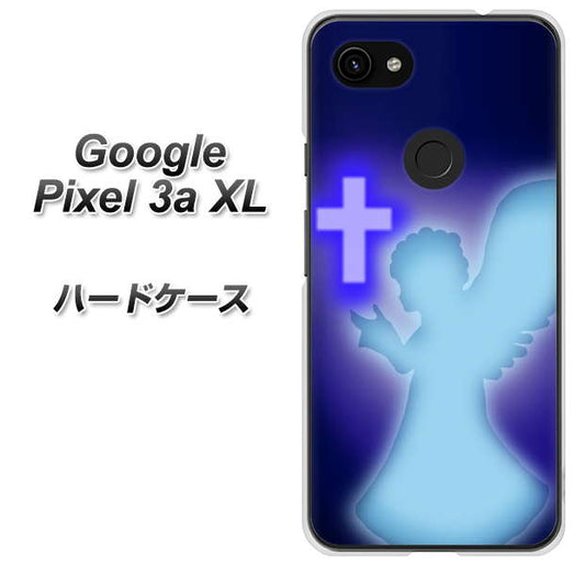 Google Pixel 3a XL 高画質仕上げ 背面印刷 ハードケース【1249 祈りを捧げる天使】