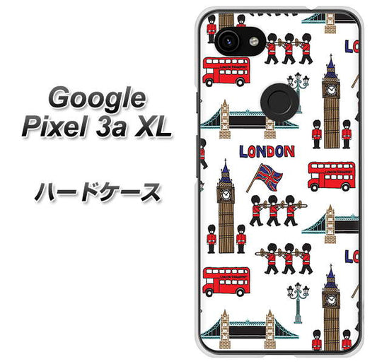 Google Pixel 3a XL 高画質仕上げ 背面印刷 ハードケース【EK811 ロンドンの街】