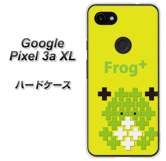 Google Pixel 3a XL 高画質仕上げ 背面印刷 ハードケース【IA806  Frog＋】