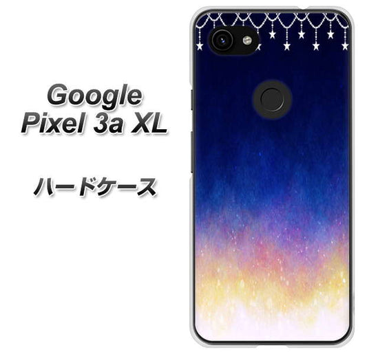 Google Pixel 3a XL 高画質仕上げ 背面印刷 ハードケース【MI803 冬の夜空】