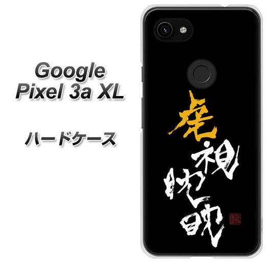 Google Pixel 3a XL 高画質仕上げ 背面印刷 ハードケース【OE803 虎視眈々】
