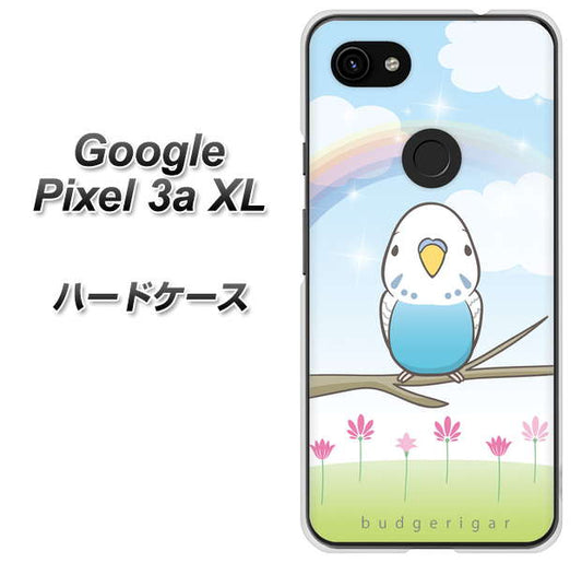 Google Pixel 3a XL 高画質仕上げ 背面印刷 ハードケース【SC839 セキセイインコ ブルー】