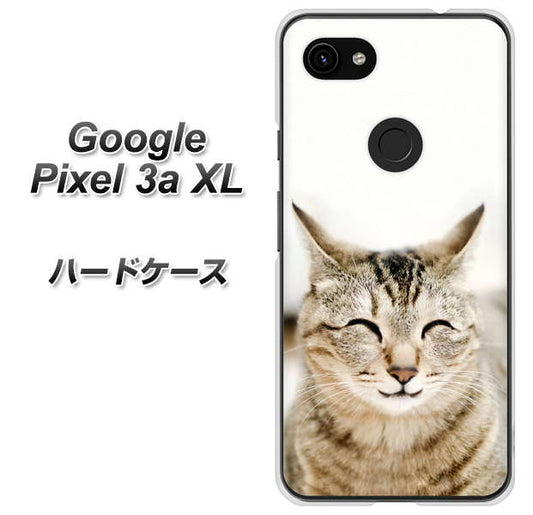 Google Pixel 3a XL 高画質仕上げ 背面印刷 ハードケース【VA801 笑福ねこ】