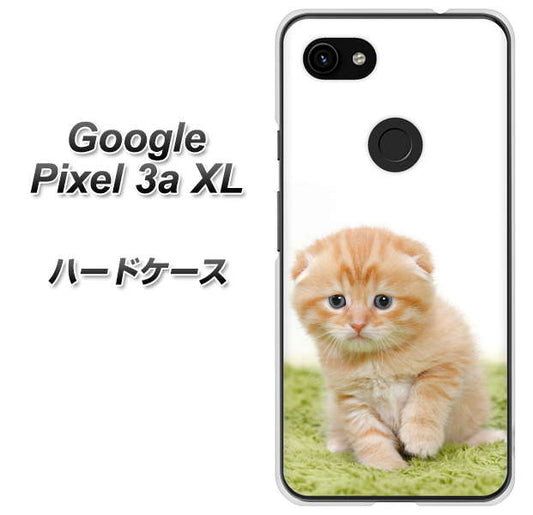Google Pixel 3a XL 高画質仕上げ 背面印刷 ハードケース【VA802 ネコこっそり】