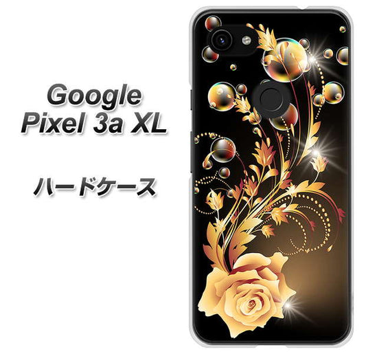 Google Pixel 3a XL 高画質仕上げ 背面印刷 ハードケース【VA823 気高きバラ】