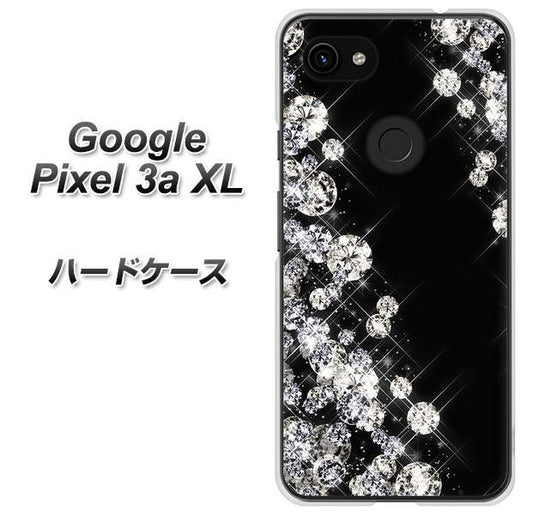 Google Pixel 3a XL 高画質仕上げ 背面印刷 ハードケース【VA871 ダイヤモンドフレーム】
