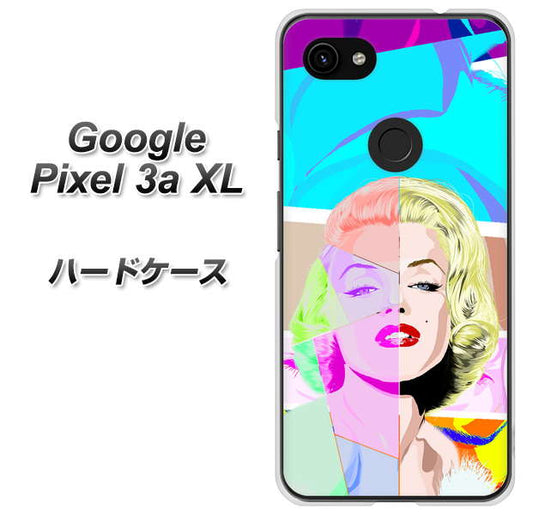 Google Pixel 3a XL 高画質仕上げ 背面印刷 ハードケース【YJ210 マリリンモンローデザイン（C）】