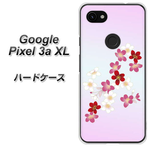 Google Pixel 3a XL 高画質仕上げ 背面印刷 ハードケース【YJ320 桜 和】