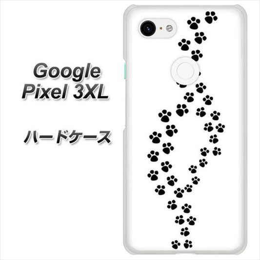 Google Pixel 3XL 高画質仕上げ 背面印刷 ハードケース【066 あしあと】