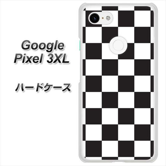 Google Pixel 3XL 高画質仕上げ 背面印刷 ハードケース【151 フラッグチェック】