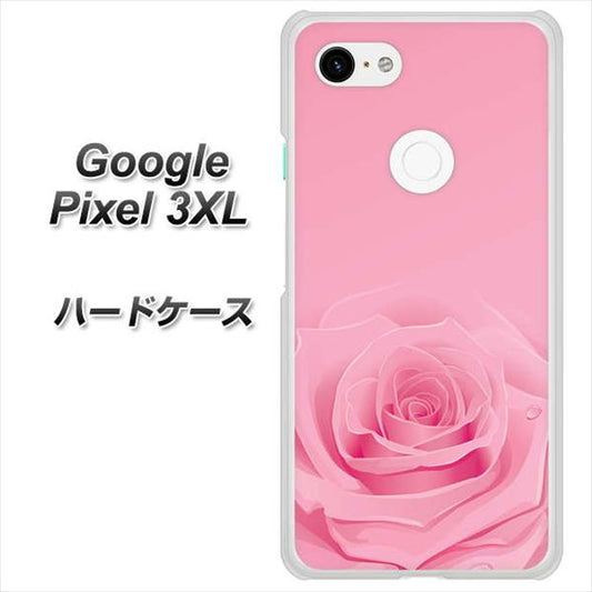 Google Pixel 3XL 高画質仕上げ 背面印刷 ハードケース【401 ピンクのバラ】