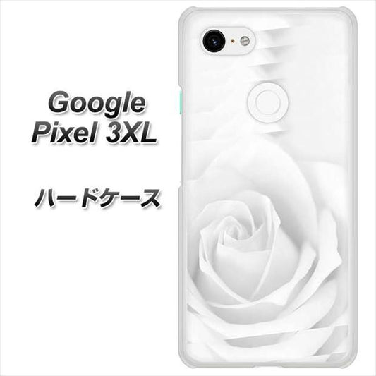 Google Pixel 3XL 高画質仕上げ 背面印刷 ハードケース【402 ホワイトＲｏｓｅ】