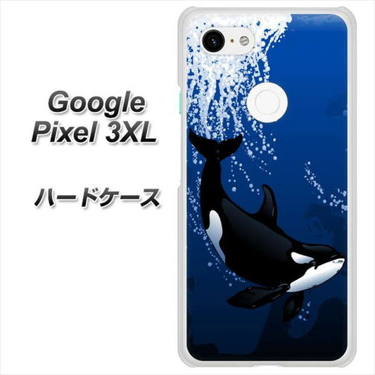 Google Pixel 3XL 高画質仕上げ 背面印刷 ハードケース【423 シャチ】